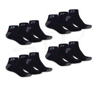 Dickies® ArbeitsSneaker 12 Paar WORK SNEAKERS Sneaker Socken Füßlinge Arbeitssocken Größenauswahl von 39 bis 50 (as3, numeric, numeric_39, numeric_42, regular, regular, 12 Paar Schwarz, 39-42)