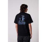 Dickies T-Shirt Fairlawn Kurzarm mit Label-Print Schwarz Herren Gr. XL