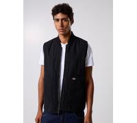 DICKIES WESTE QUILTED CANVAS VEST US:S Schwarz