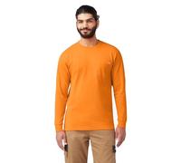 Dickies Big and Tall Herren Langarm Schwerer Rundhalsausschnitt, Orange/Abendrot im Zickzackmuster (Sunset Chevron), XX-Large