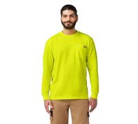 Dickies Herren Langärmeliges Rundhalsausschnitt in Neonfarben T-Shirt, hellgelb, XL