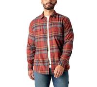 Dickies Camicia in Flanella Ls, Vestibilità Rilassata Herrenhemd, Ockerrot, M