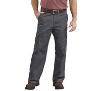 Dickies Cargo-Arbeitshose für Herren, lockere Passform., Dunkelgrau, 36W / 34L