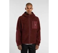 Dickies - Central Fleecejacke mit kapuze, Herren, Rot, Größe: XL