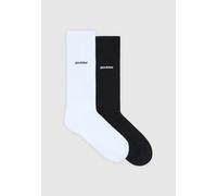 Dickies - Copperton High Pack Of 2 White - Socken - Weiß - M/L - 67% Baumwolle, 27% Polyester, 3% Polyamide, 3% Elastane Weiß M/L