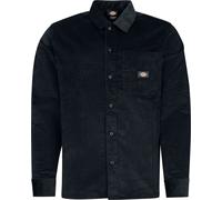 Dickies Corduroy Shirt Langarmhemd schwarz in XL