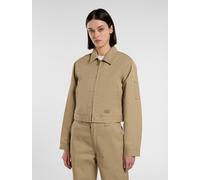 Dickies - Cropped lined Eisenhower Jacke, Damen, Khaki, Größe: XL