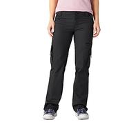 Dickies, Damen, Dickies Cargohose aus Köper, gerade Passform, RINSED BLACK, 12/Regular