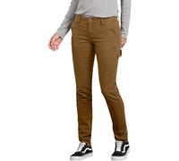 Dickies, Damen, Dickies Zimmermannshose, enge gerade Passform, BROWN DUCK, 26