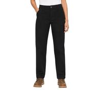 Dickies, Damen, Dickies Zimmermannshose, enge gerade Passform, RINSED BLACK, 32