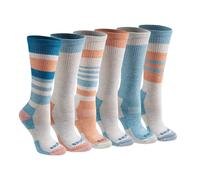 Dickies Damen Dri-Tech Fashion Moisture Control Crew Socken, erh ltlich in S-XL (5 6 12), Haferflocken, sortiert (6 Paar), Gro