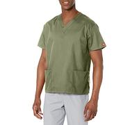 Dickies Damen EDS Signature Scrubs 86706 Missy Fit Top mit V-Ausschnitt Medizinisches Schlupfhemd, Oliv/Blatt für Mich (Leaf It to Me), Mittel