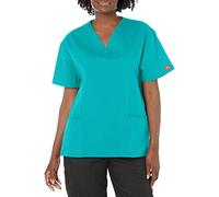 Dickies Damen EDS Signature Scrubs 86706 Missy Fit V-Ausschnitt Top - Blau - X-Klein