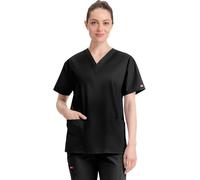 Dickies Damen EDS Signature Scrubs 86706 Missy Fit V-Ausschnitt Top - Schwarz - Klein