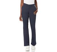 Dickies Damen Flache Vorderseite, Stretch-Twill-Hose, Schmale Passform, Bootcut Khakis, Dunkles Marineblau, 44