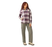 Dickies Damen-Kapuzenjacke aus Flanell, Pflaume perfekt, Groß