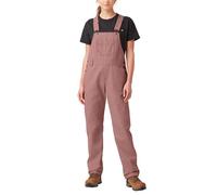 Dickies Damen Latzoverall Latz-Shortalls, Rinsed Ash Rose, Medium