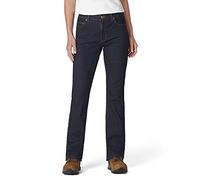 Dickies Damen Perfect Shape Denim Bootcut Stretch Jeans, Abgespült Indigoblau, 38