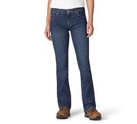 Dickies Damen Perfect Shape Denim Bootcut Stretch Jeans, Stonewashed, Indigoblau, M