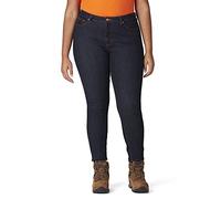Dickies Damen Perfect Shape Denim Skinny Stretch Plus Size Jeans, Abgespült Indigoblau, 54