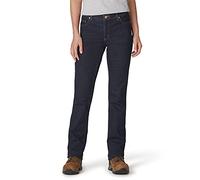 Dickies Damen Perfect Shape Denim Straight Stretch Jeans, Rinsed Indigo Blue, XX-Large