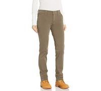 Dickies Damen Perfect Shape Straight Twill Pant Arbeitshose, Oxford-Stein gespült, 48
