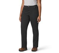 Dickies Damen Plus Perfect Shape Straight Stretch Denim Jeans, Schwarz gespült, 16 W