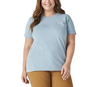 Dickies Damen Plus Short Sleeve Heavyweight T-Shirt, Dockside Blue, 3X-Groß