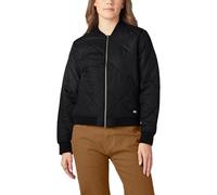 Dickies Damen Quilted Bomber Jacket Jacke, Schwarz, 3XL