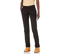 Dickies Damen Straight Flex Twill Pant Khakis, Schwarz abgespült, 38