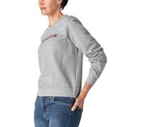 Dickies Damen W Hw Wordmark Fleece-Jacke, grau meliert, L