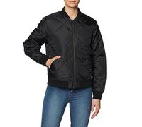 Dickies Damen W Quilted Bomber Jacket Gesteppte Jacke, Black, XXL