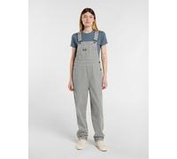 Dickies - Denim classic hickory stripe Latzhose, Damen, Blau, Größe: OS