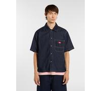 Dickies - Denim Kurzarmhemd, Herren, Blau, Größe: S