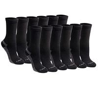 Dickies Dri-Tech-Crew-Socken für Damen, Basic, feuchtigkeitsregulierend, erhältlich in S-XL (6, 12 Paar), Medium