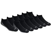 Dickies Herren Dri-Tech Moisture Control 6 Paar No Show Socken, Schwarz (12 Paar), Shoe Size: 6-12