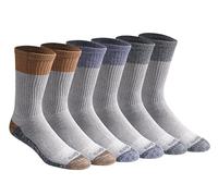 Dickies Dri-tech Herren-Socken, feuchtigkeitsregulierend, verschiedene Farben, 6 Paar, Größe XL, Farbblock sortiert (6 Paar), X-Large