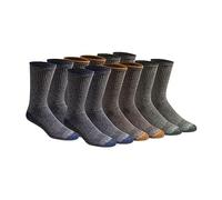 Dickies Dri-Tech Legacy Feuchtigkeitsregulierende Crew-Socken für Herren, Multipack, melierte Farben (6 Paar), Größe L, Melierte Farben (6 Paar), Large