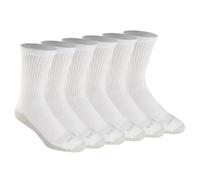Dickies Dri-tech Original Herren-Socken mit Feuchtigkeitsregulierung, erhältlich in M-XXL (6, 12, 18 Paar), Kupferweiß (6 Paar), Large