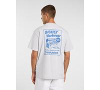 Dickies Regular Fit T-Shirt mit Motiv-Print Modell 'DRY RIDGE' in Hellgrau Melange, Größe S