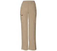 Dickies EDS Signature 86106 Damen-Schlupfhose, natürliche Leibhöhe, konisches Bein, zum Überziehen, Dunkles Khaki, Large Zierlich