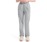 Dickies EDS Signature 86106 Schlupfkasack für Damen, elastische Taille, Cargohose zum Hineinschlüpfen aus weichem, gebürstetem Popeline, 86106, GRAU, Large Zierlich