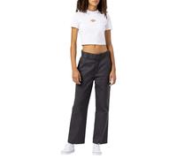 Dickies ELIZAVILLE Rec Charcoal Grey Damen Hose, Bundweite 28