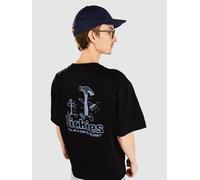 Dickies T-Shirt Fairlawn Kurzarm mit Label-Print Schwarz Herren Gr. XL