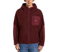 Dickies - Fleece mit Reißverschluss und Kapuze - Central High Pile Hooded Andorra für Herren - Größe M - Bordeaux Bordeaux M