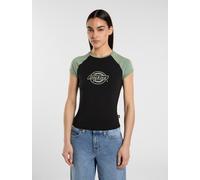 Dickies - Forth Shaw raglan leichtes T-shirt, Damen, Grün, Größe: XS