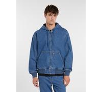 Dickies - Gefütterte denim-Bomberjacke mit kapuze, Herren, Blue, Größe: XL