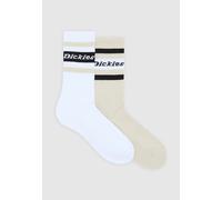 Dickies - Genola Pack Of 2 Stone - Socken - Beige - S/M - 67% Baumwolle, 21% Polyamide, 6% Polyester, 6% Elastane Beige S/M