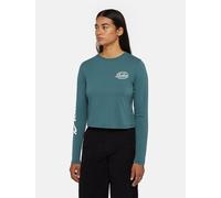Dickies - Globe Langarm-T-Shirt, Damen, Grün, Größe: L