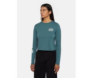 Dickies - Globe Langarm-T-Shirt, Damen, Grün, Größe: L